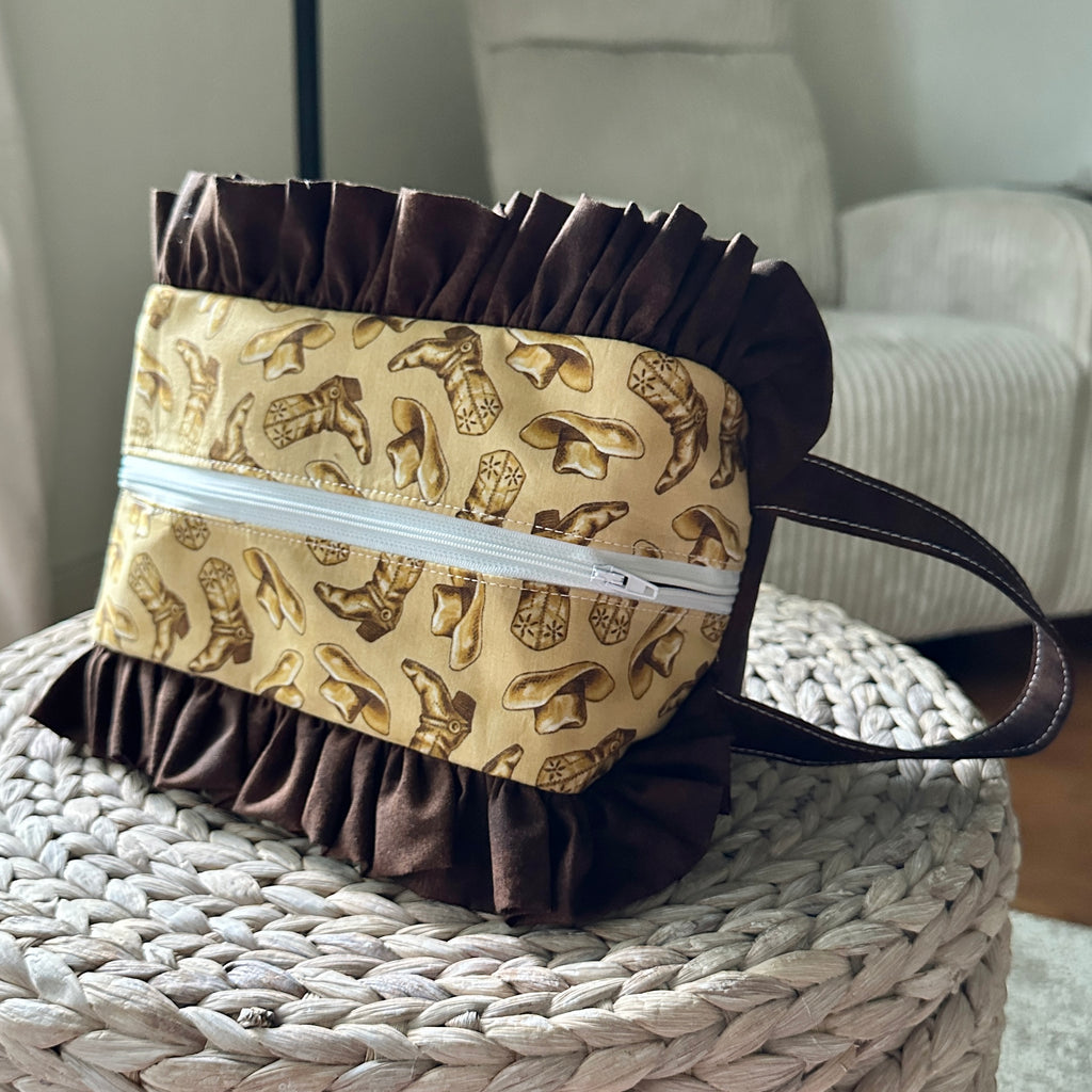 Western Cowboy Boot Diaper Bag