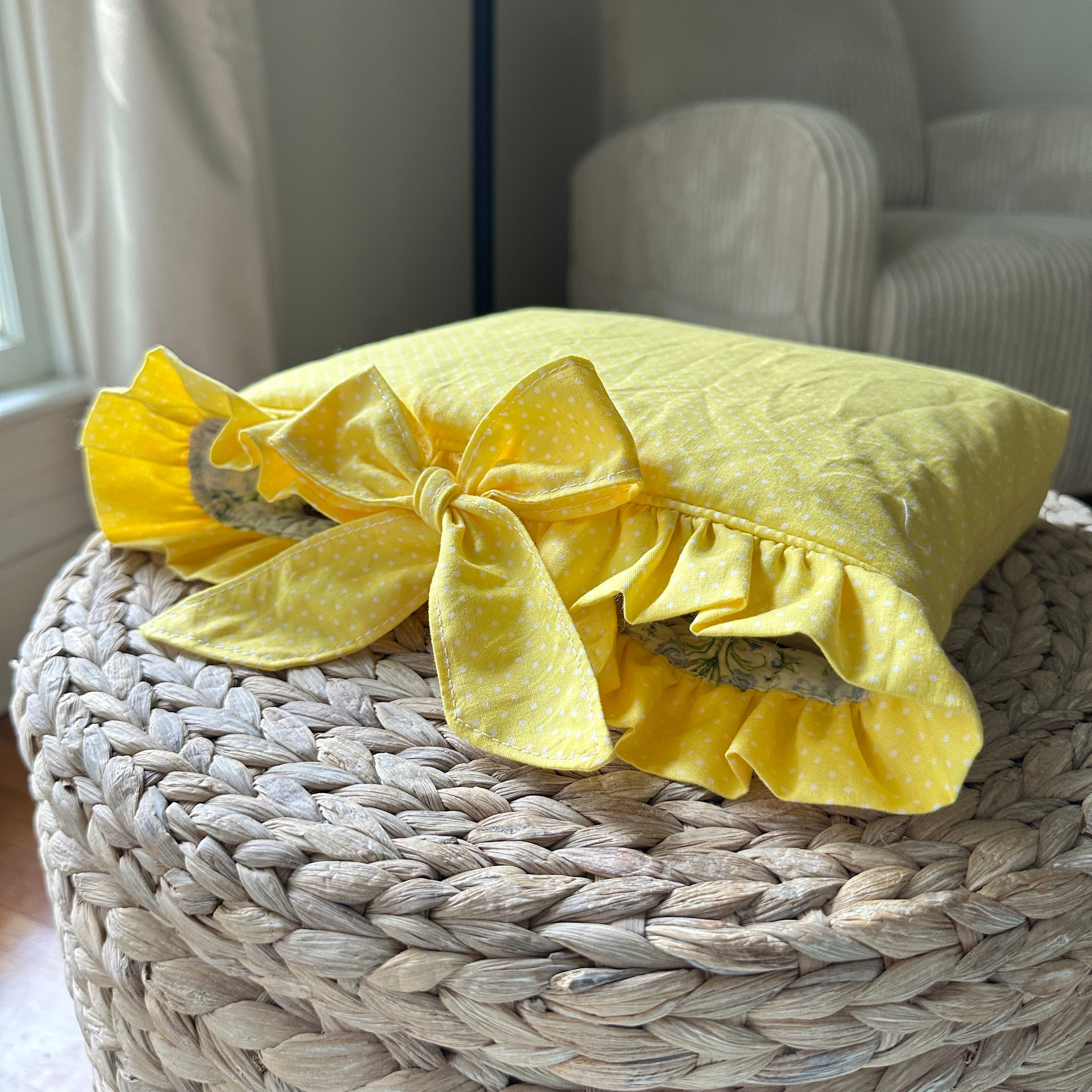 Yellow Patchwork Bible Case