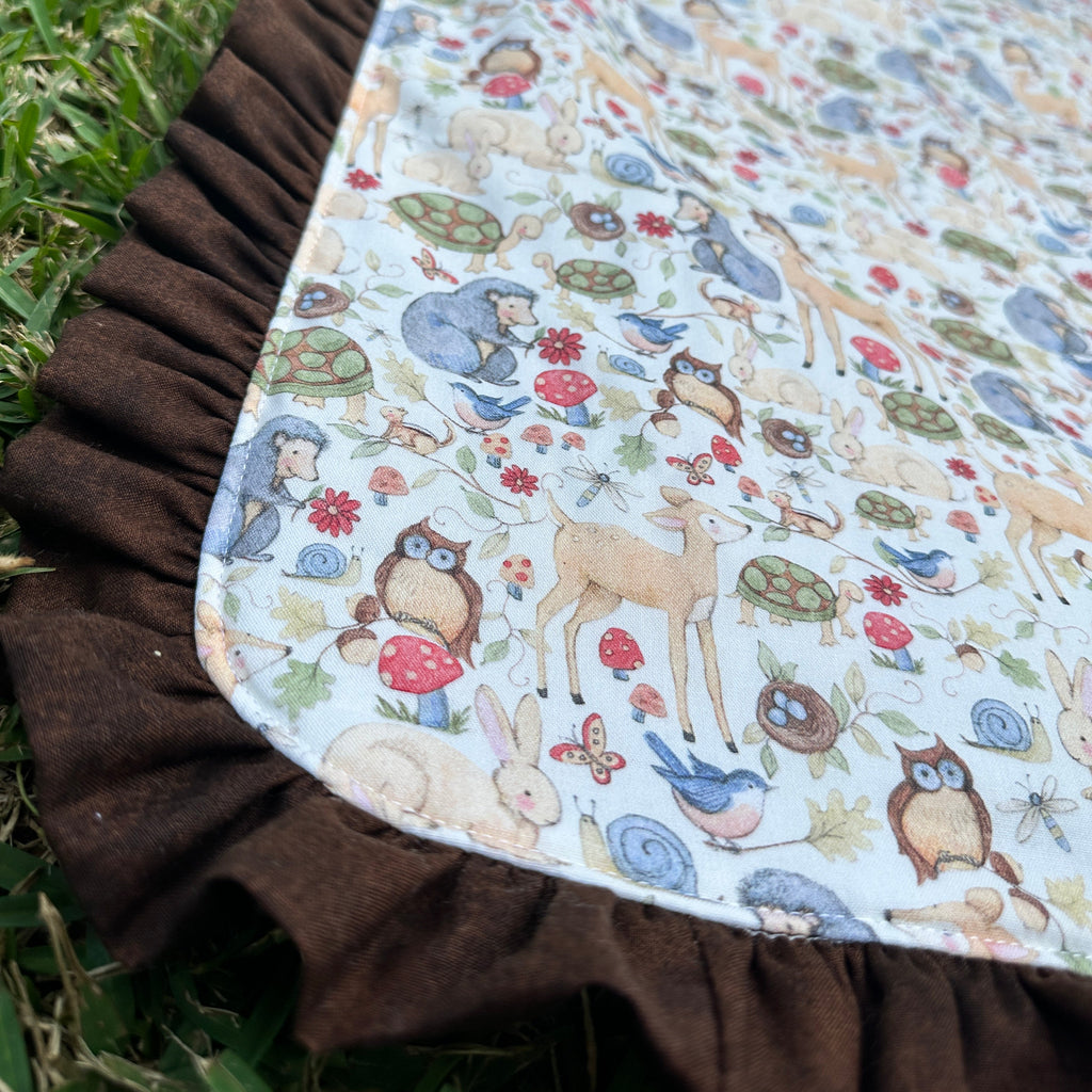 Woodland Animal Yard Quilt