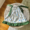 Blueberry Bliss Ruffle Tie Dress