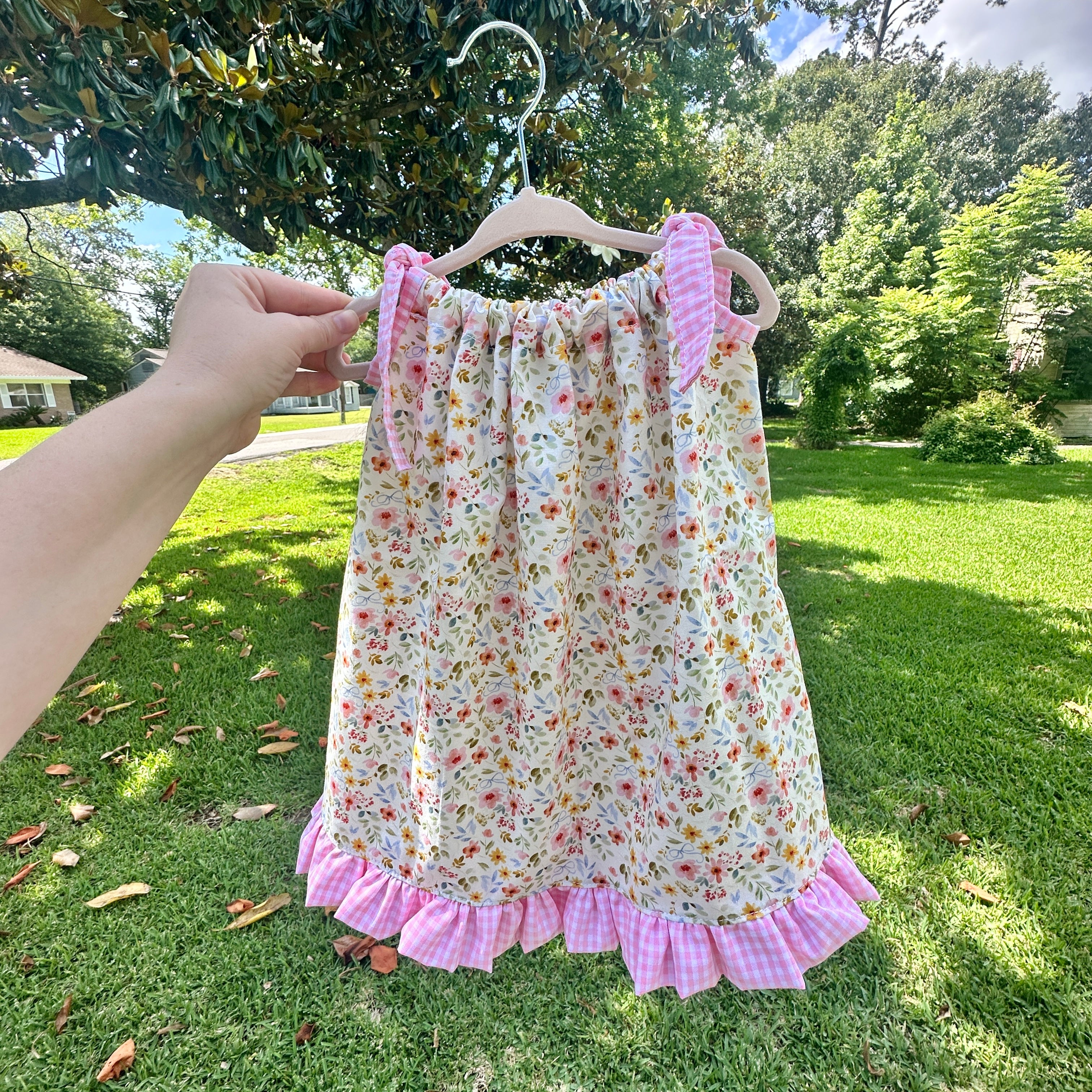 Dainty Bows and Floral Dress