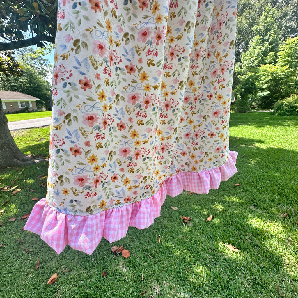 Dainty Bows and Floral Dress