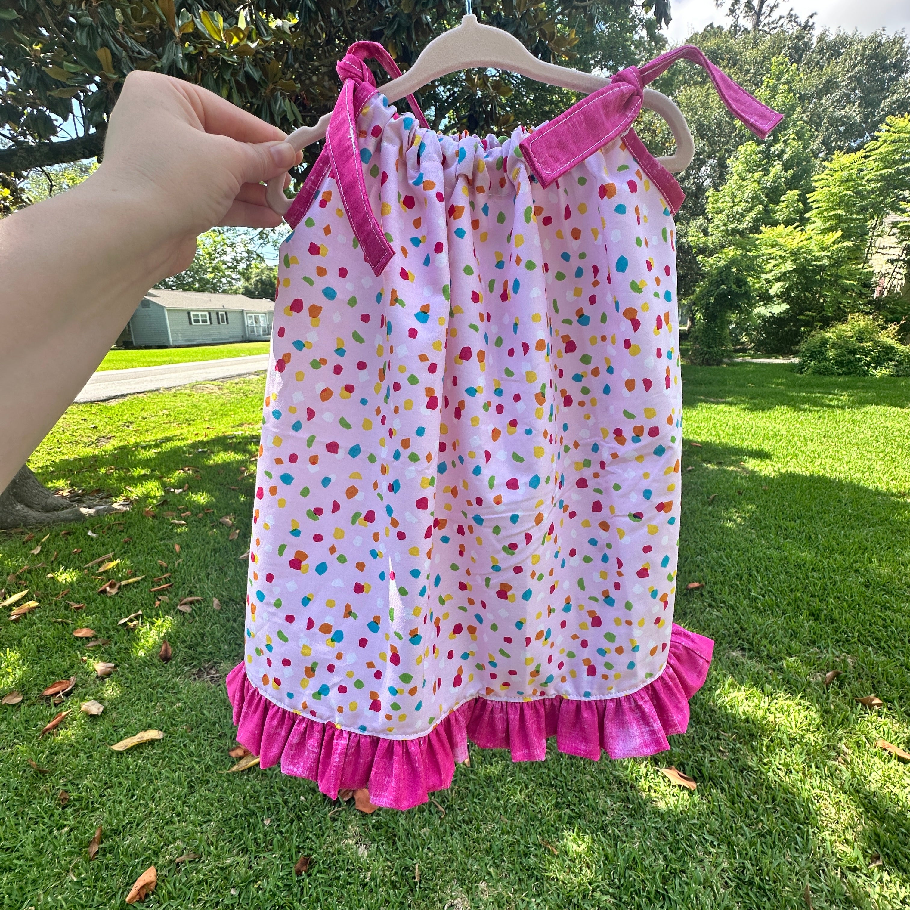 Pink Paint Dress