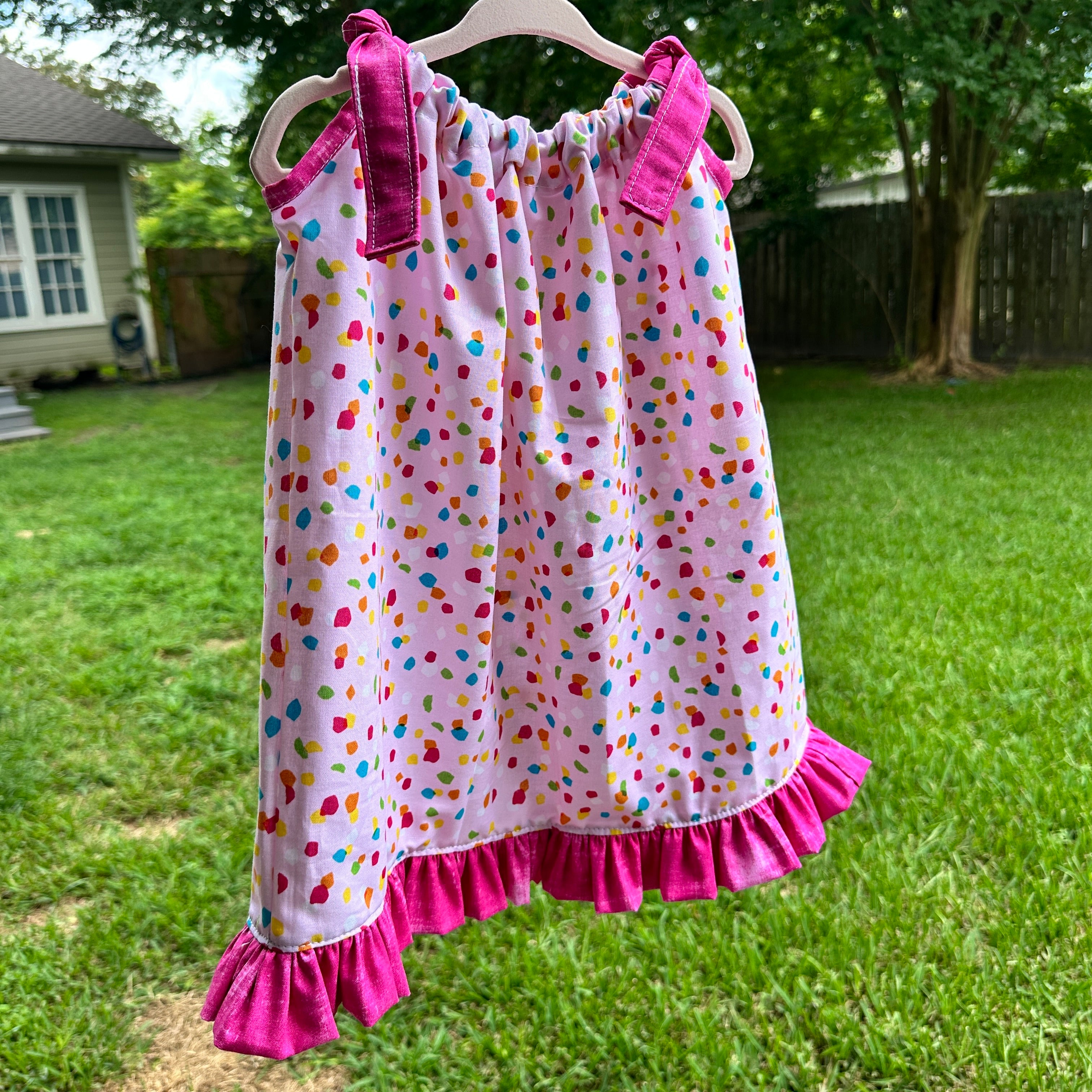 Pink Paint Dress