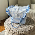 Blue Bow Diaper Bag